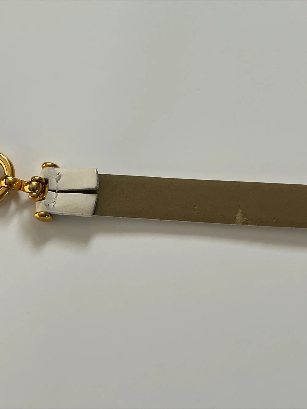 Vintage Nordstrom Leather Chain Statement Belt